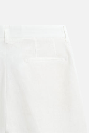LINEN/COTTON BERMUDA SHORTS - Image 8
