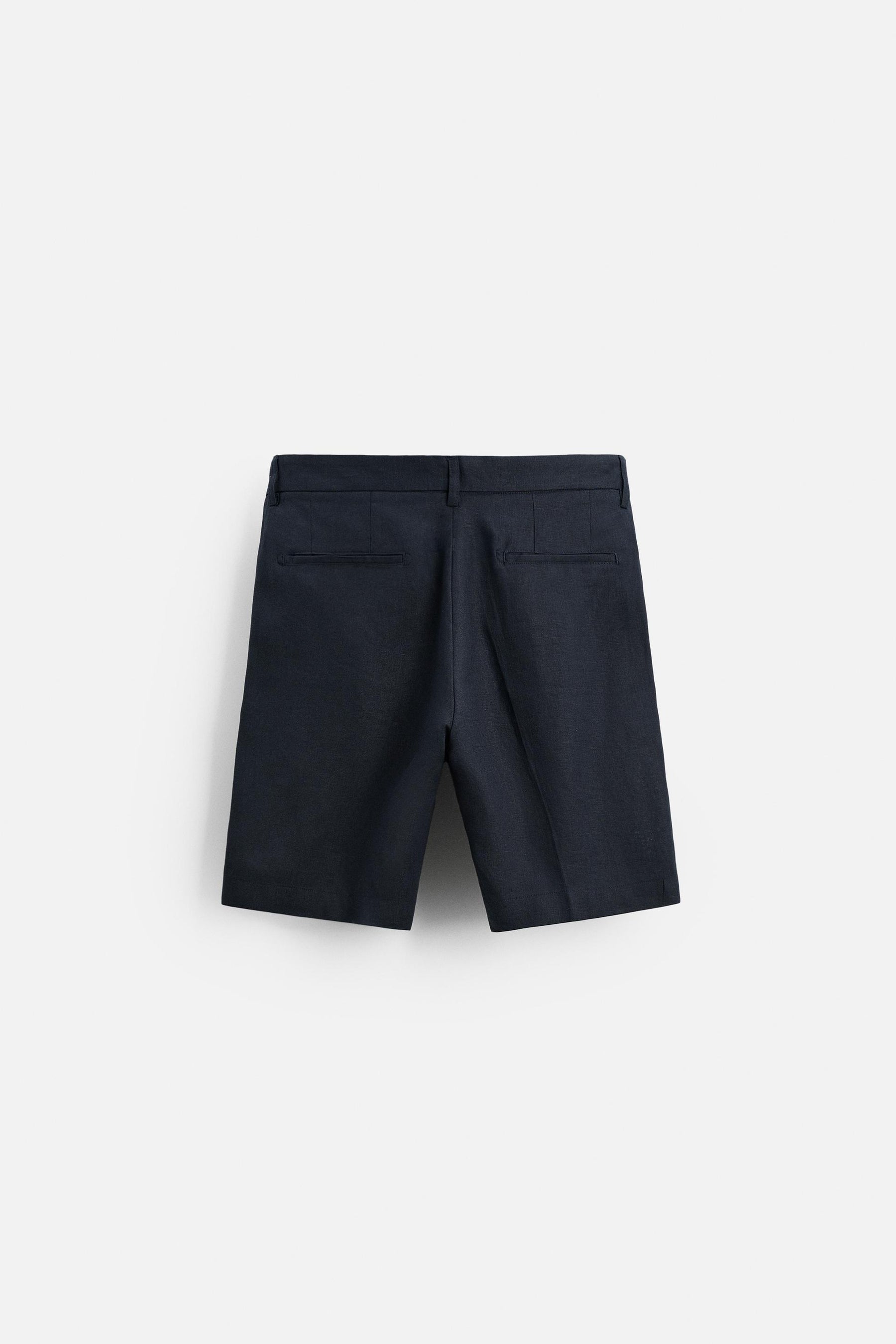 LINEN/COTTON BERMUDA SHORTS - Image 7