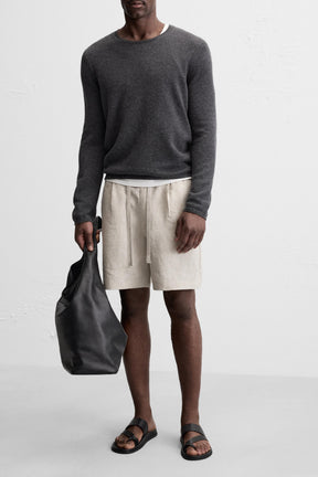 100% LINEN BERMUDA SHORTS - Image 5