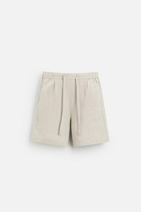100% LINEN BERMUDA SHORTS - Image 6