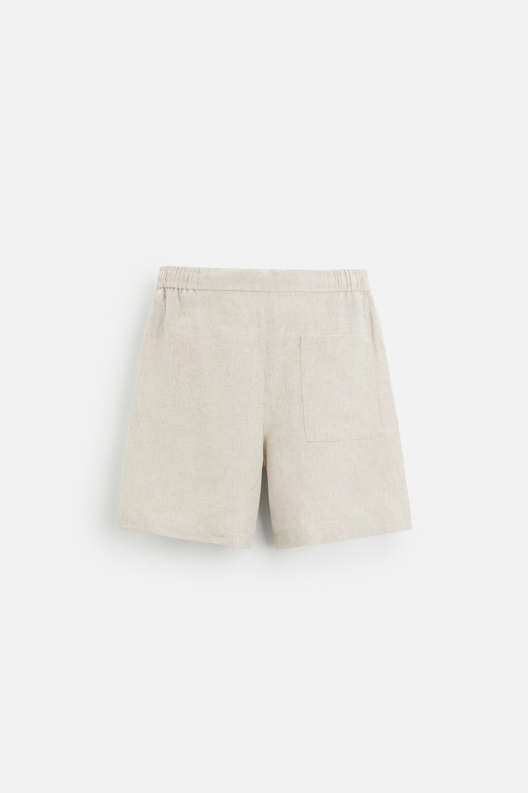100% LINEN BERMUDA SHORTS - Image 7