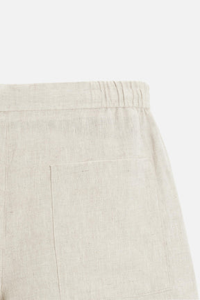 100% LINEN BERMUDA SHORTS - Image 9