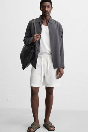 100% LINEN BERMUDA SHORTS - Image 5