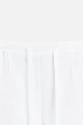 100% LINEN BERMUDA SHORTS - Image 8