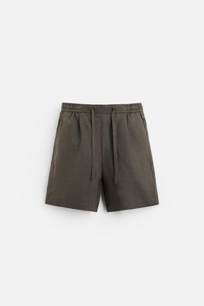 100% LINEN BERMUDA SHORTS - Image 6