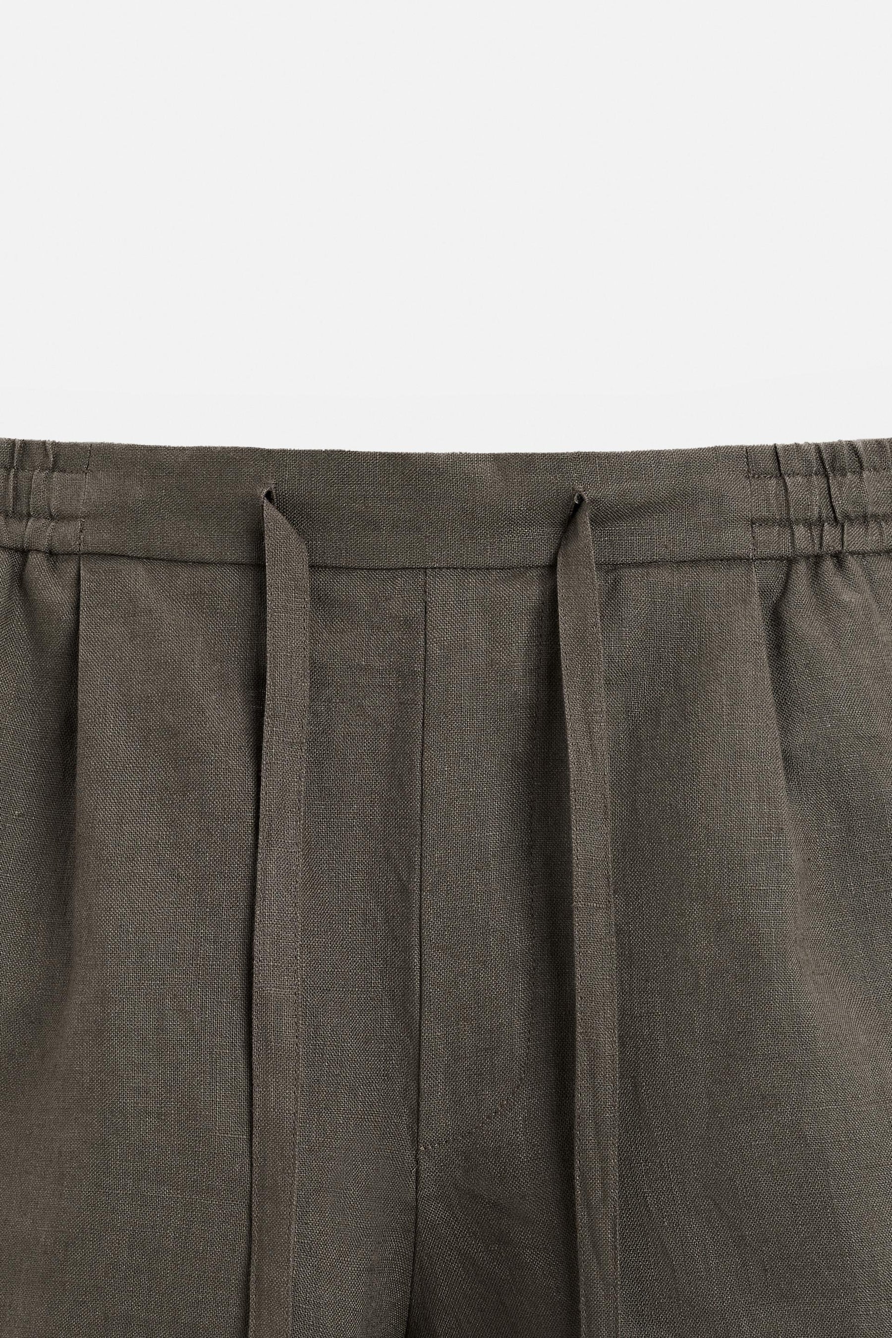 100% LINEN BERMUDA SHORTS - Image 8