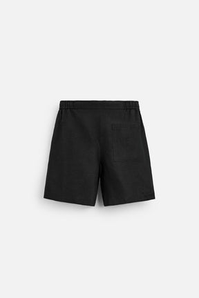 100% LINEN BERMUDA SHORTS - Image 7