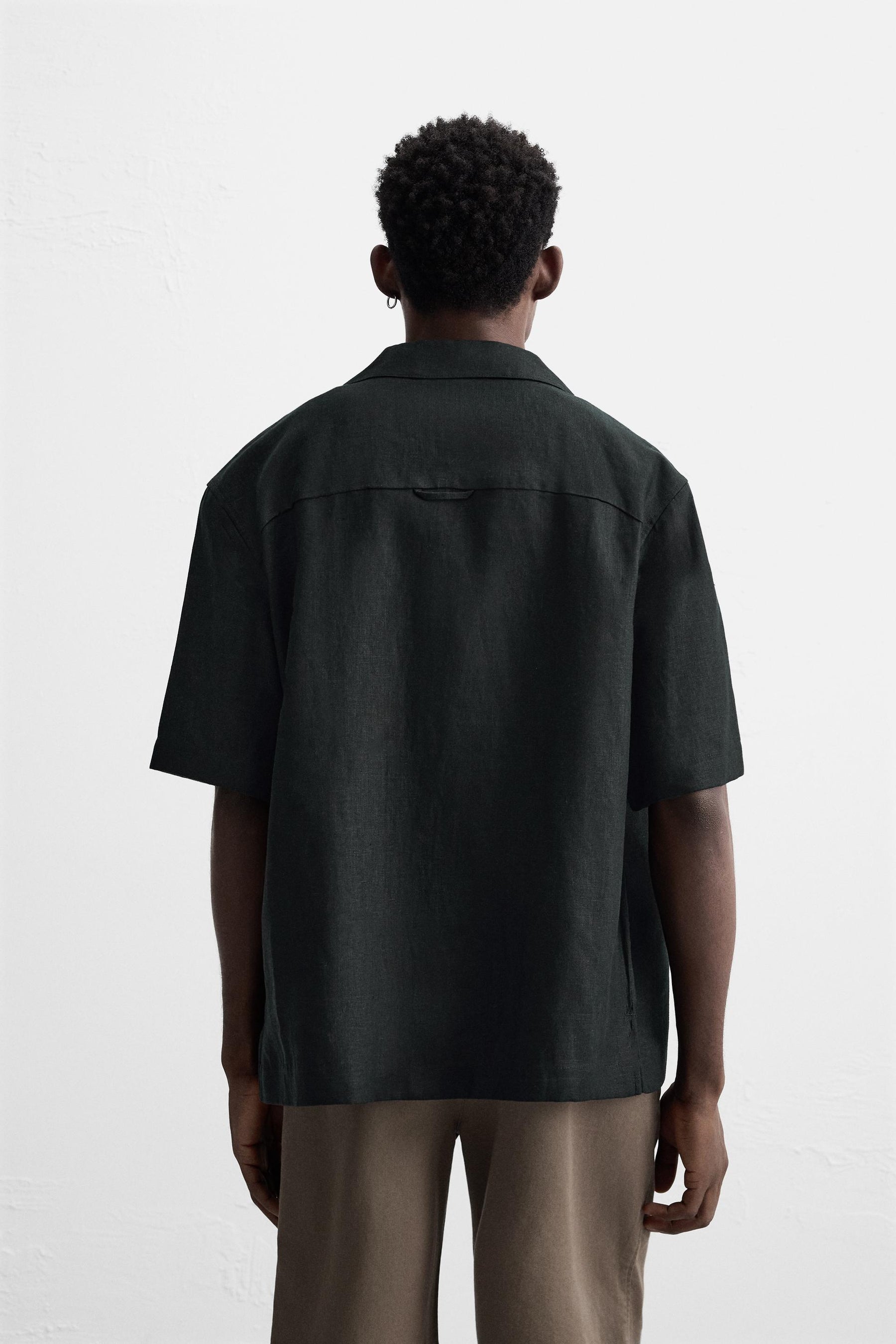 RELAXED FIT LINEN SHIRT - Image 3