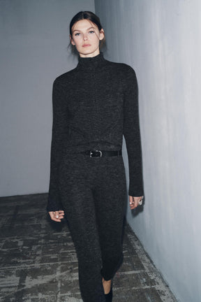SOFT HIGH NECK JACKET - Image 4