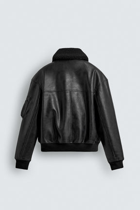 Faux Leather Detachable Collar