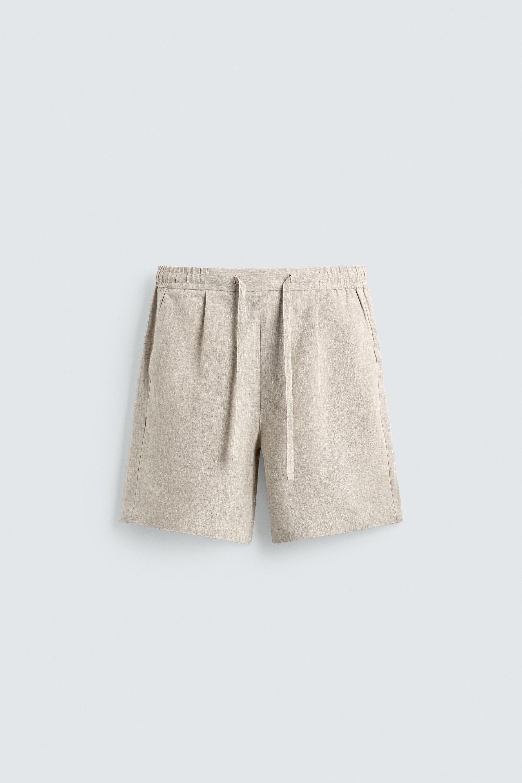 Leinen-Shorts (lässig geschnitten)