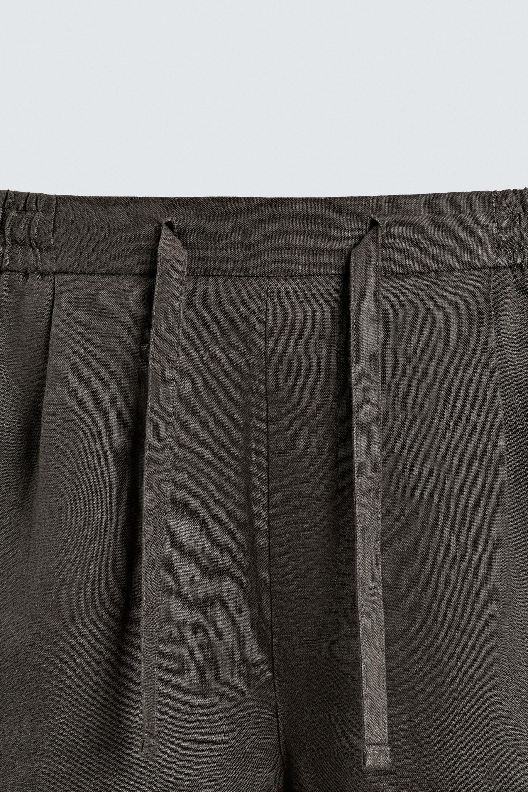 Leinen-Shorts (lässig geschnitten)