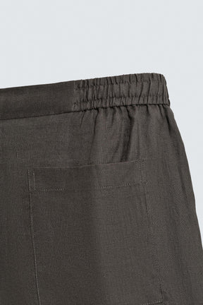 Leinen-Shorts (lässig geschnitten)