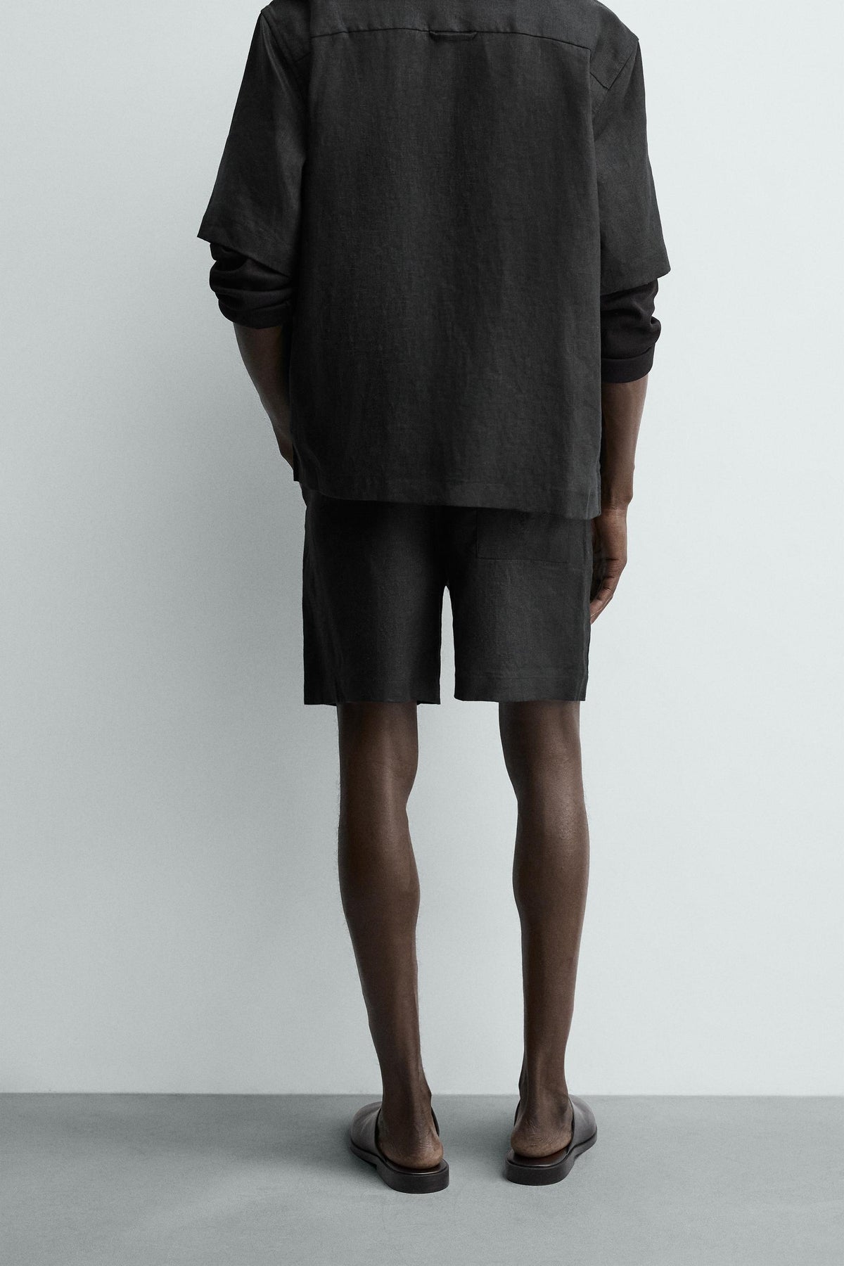 Leinen-Shorts (lässig geschnitten)