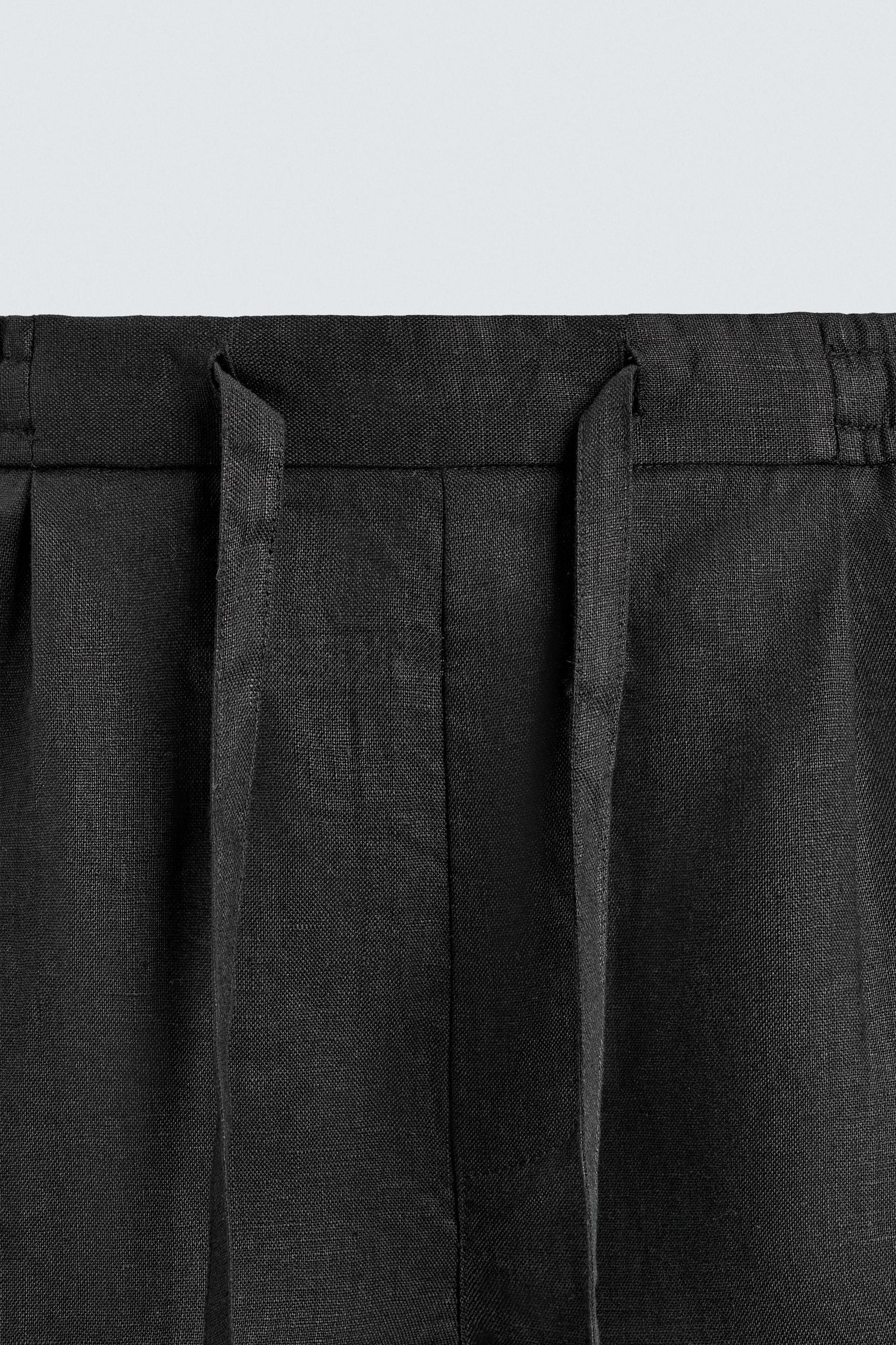 Leinen-Shorts (lässig geschnitten)