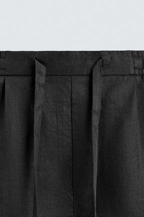 Leinen-Shorts (lässig geschnitten)