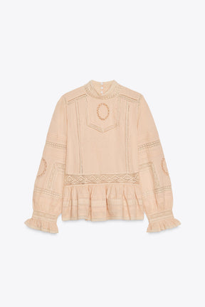 Embroidered Romantic Shirt