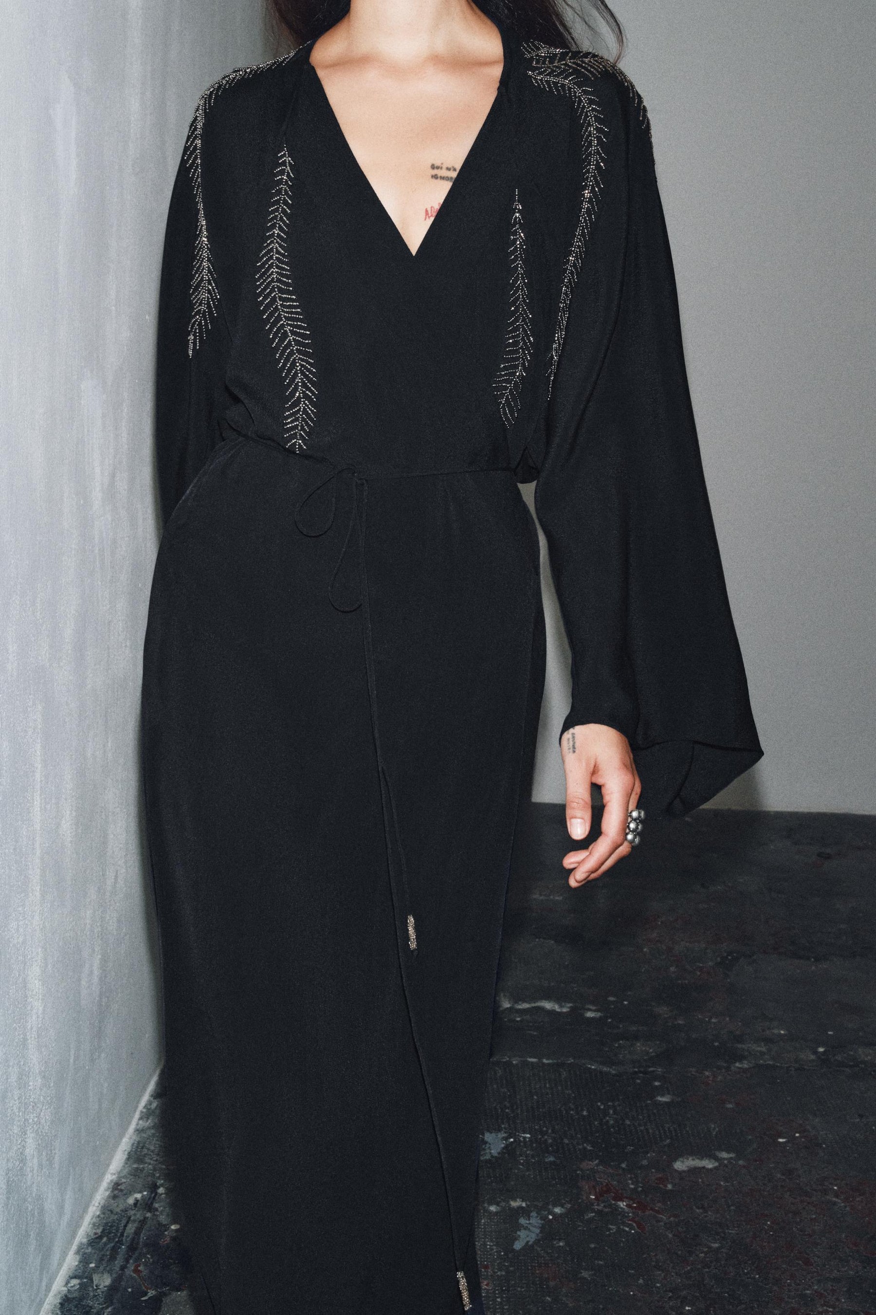 Beaded Embroidered Dress
