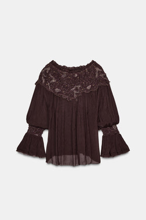 Embroidered Limited Edition Blouse