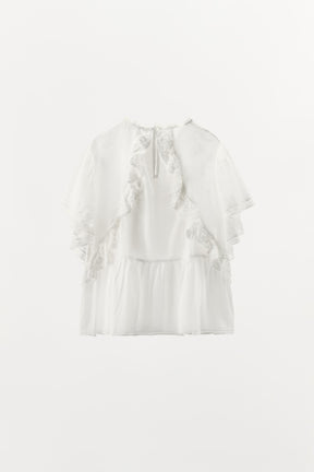 Embroidered Lace Top