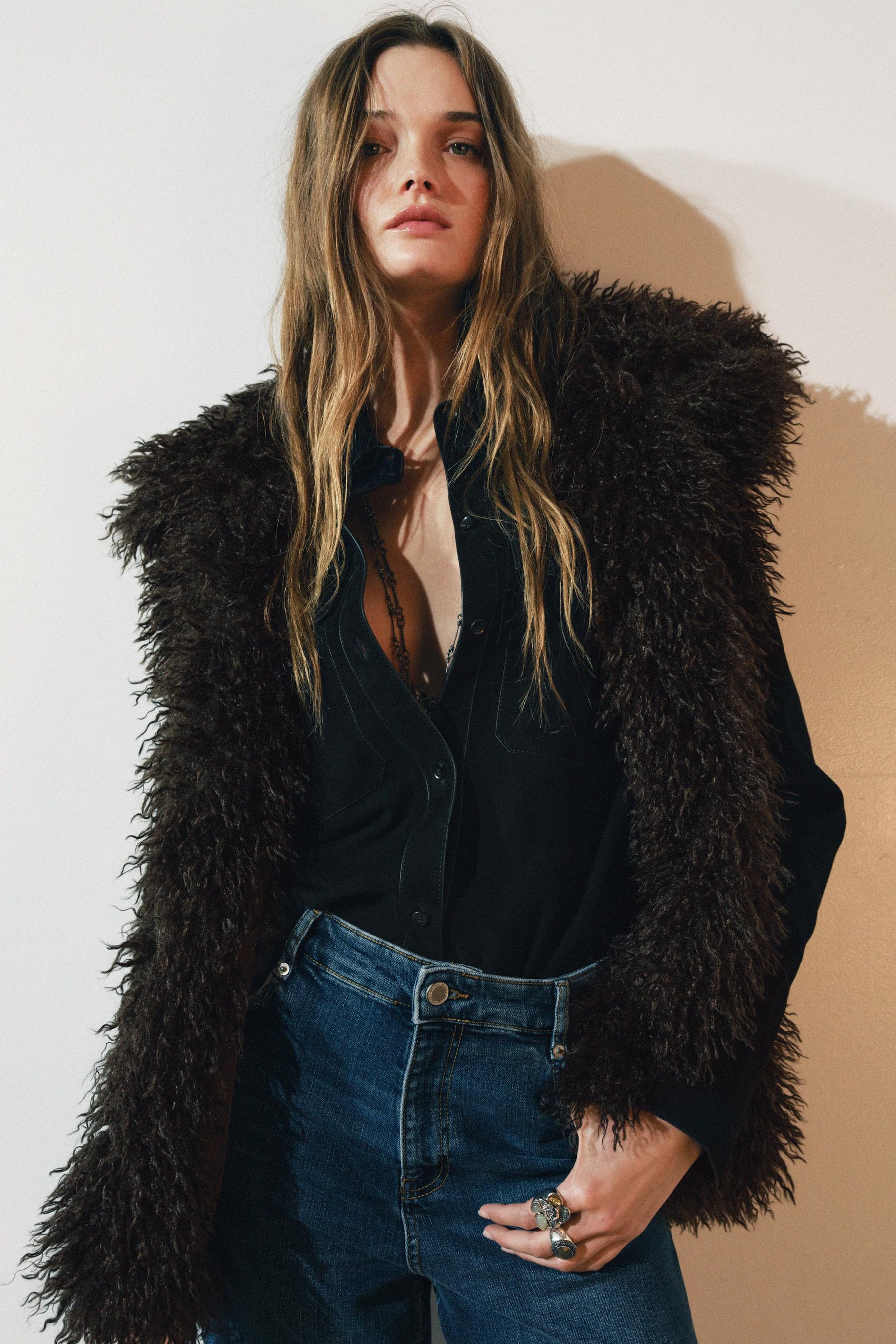 Suede Leather Shirt