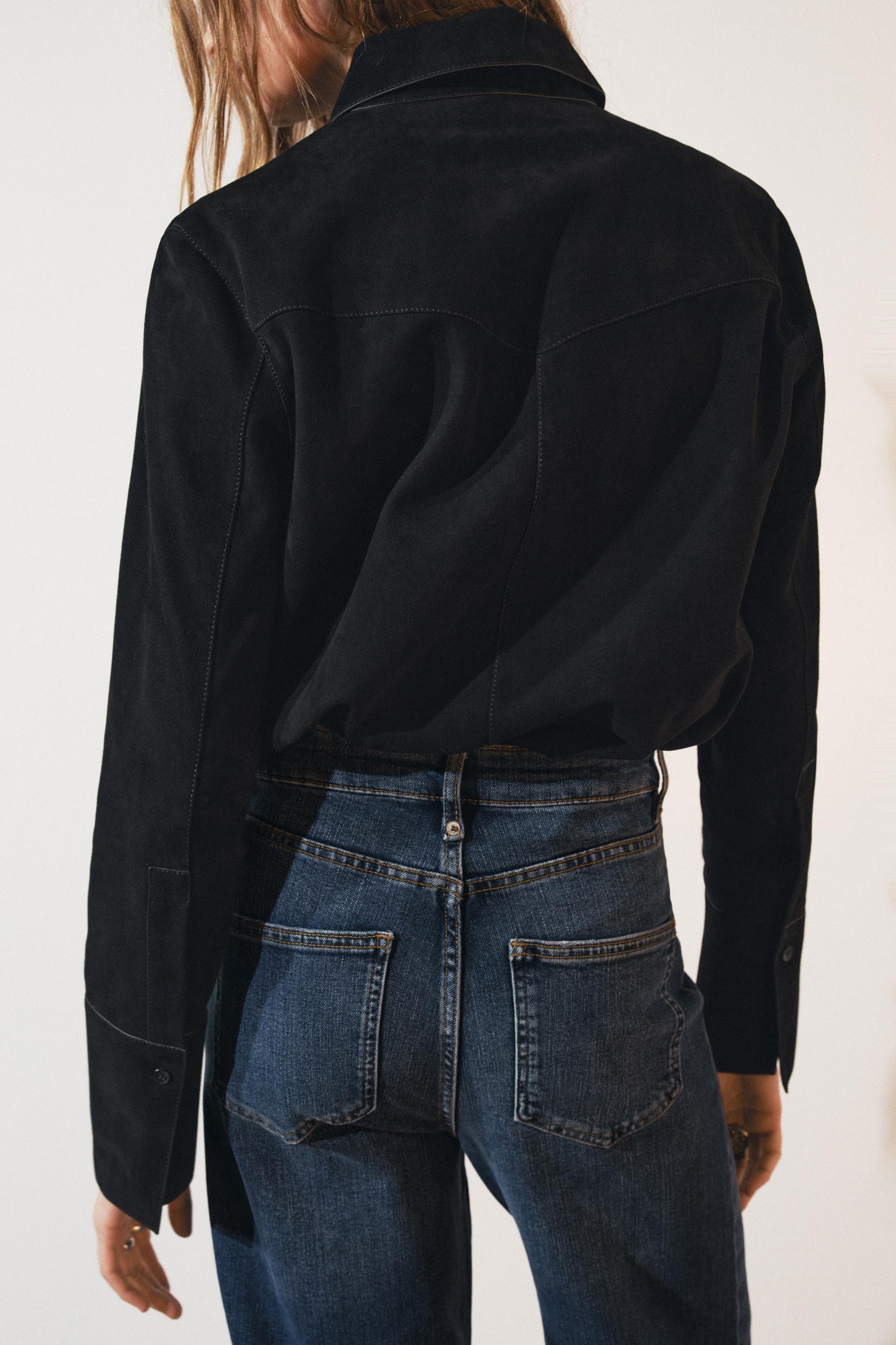 Suede Leather Shirt