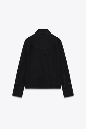 Suede Leather Shirt
