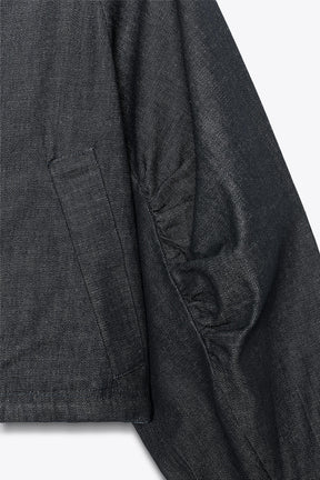 ZW COLLECTION PUFF DENIM BOMBER JACKET - Image 7