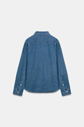 Slim Denim Shirt
