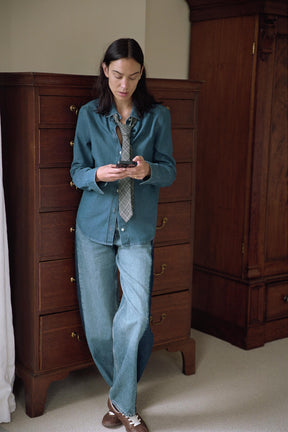 Slim Denim Shirt