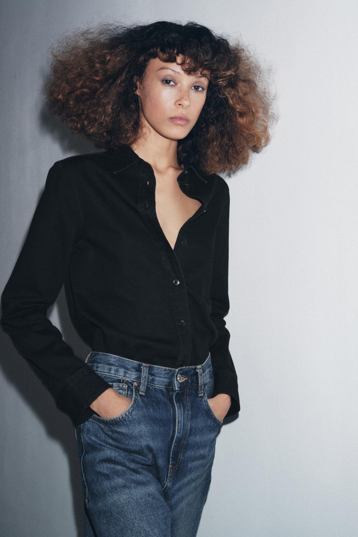 Slim Denim Shirt