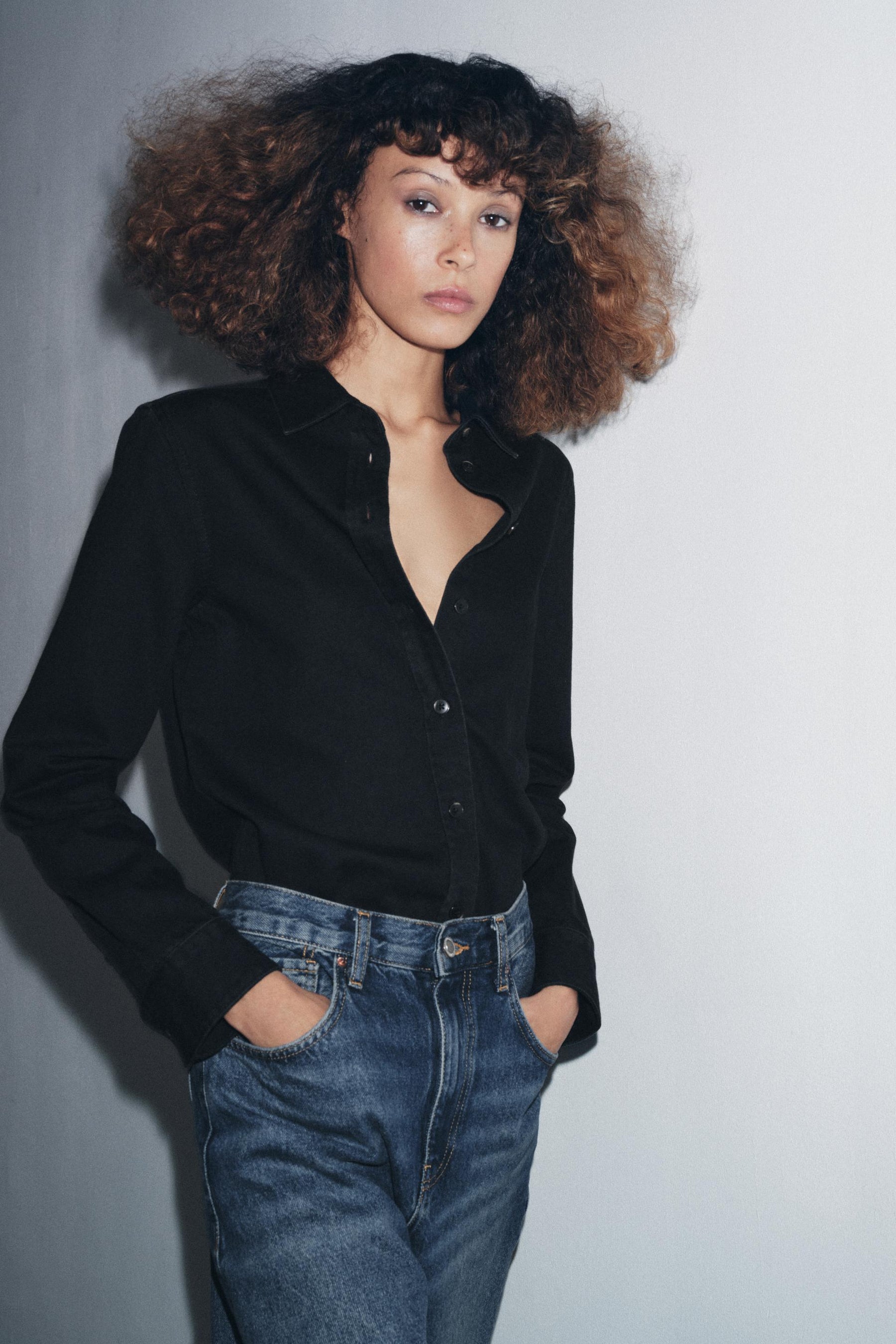Slim Denim Shirt