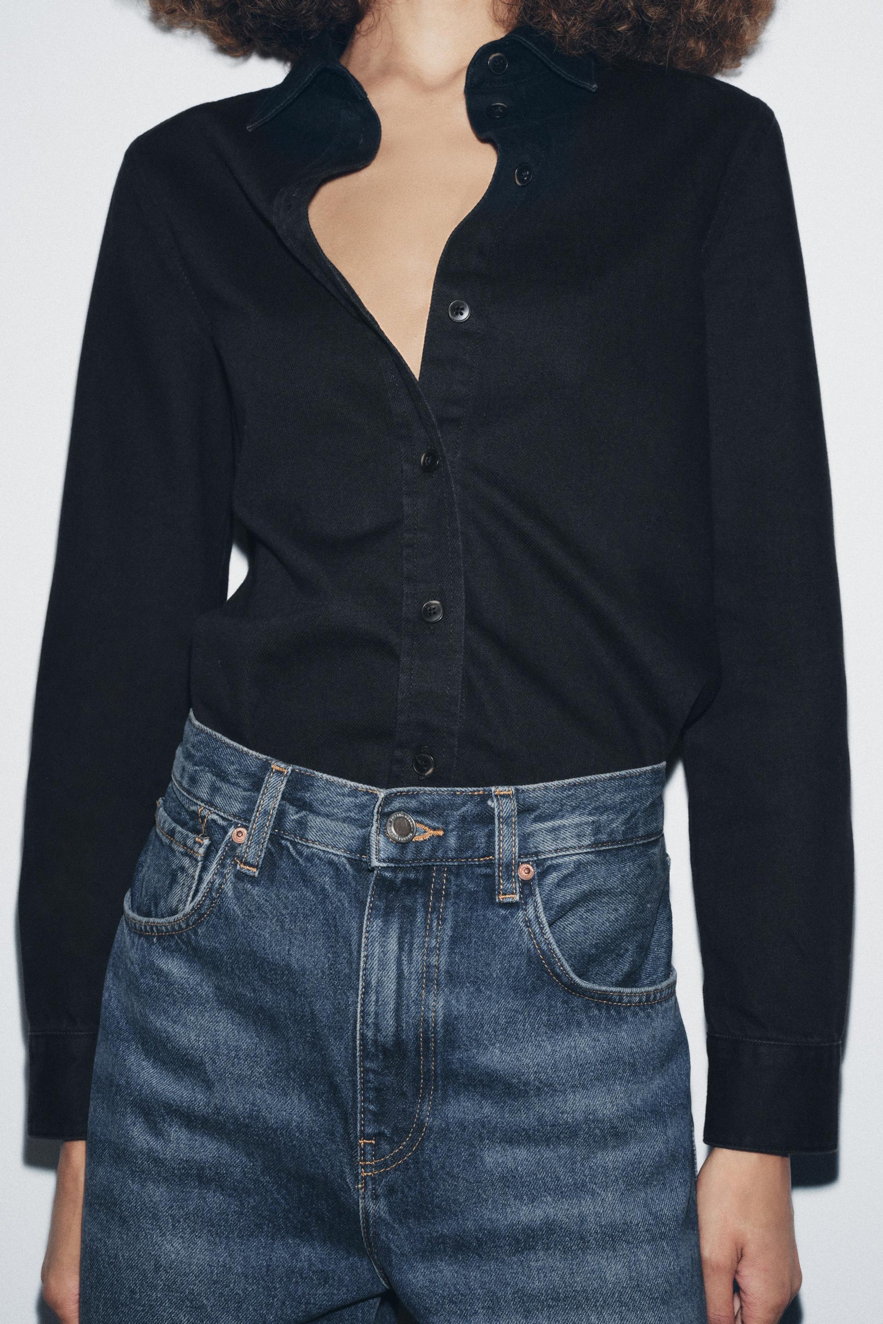 Slim Denim Shirt