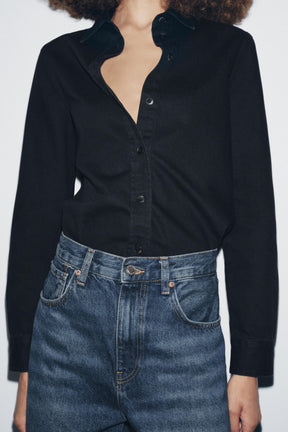 Slim Denim Shirt