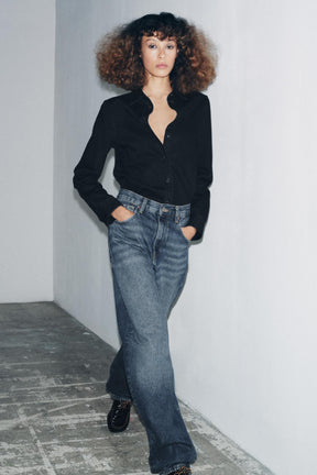 Slim Denim Shirt