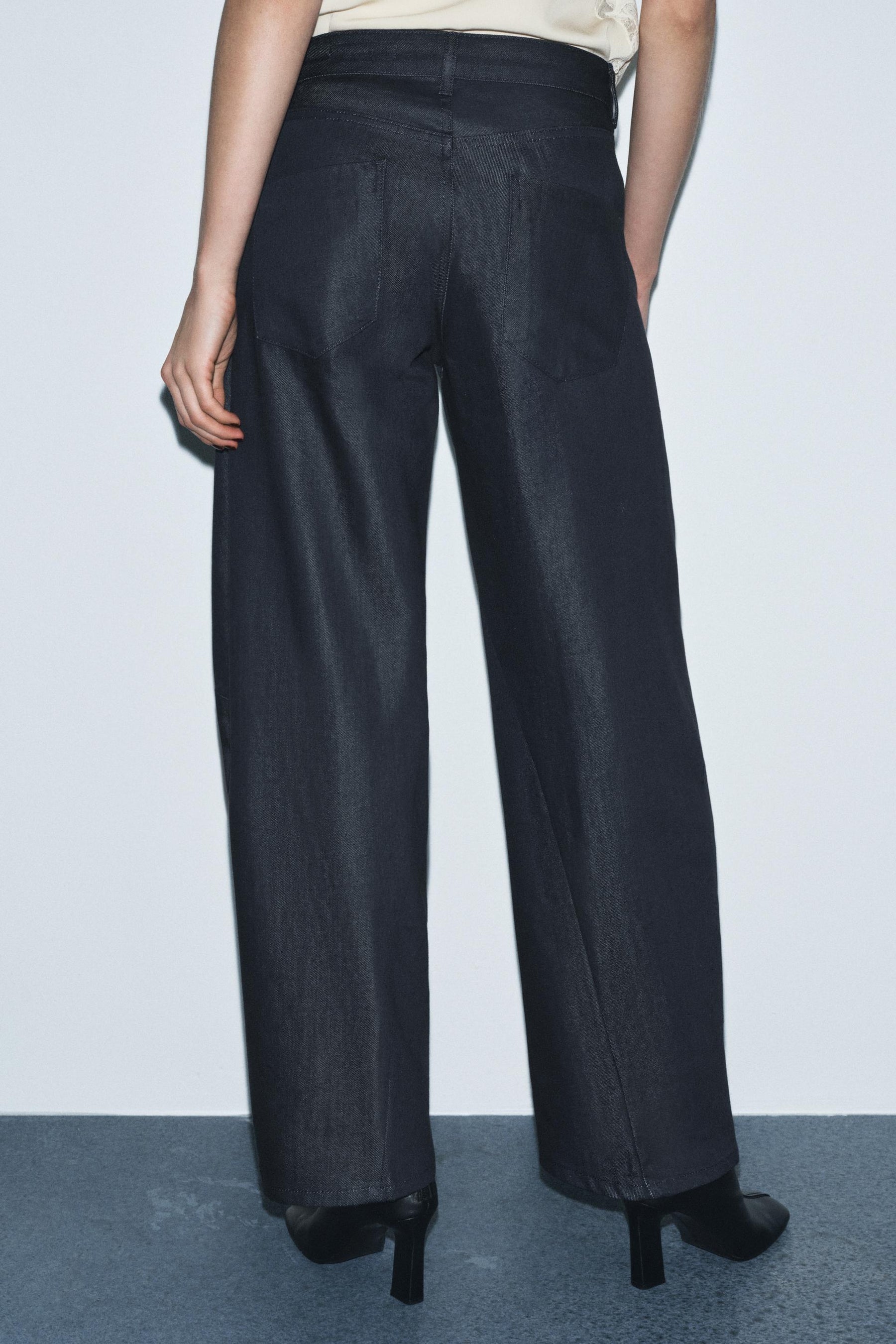 Balloon Denim Trousers