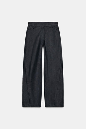 Balloon Denim Trousers