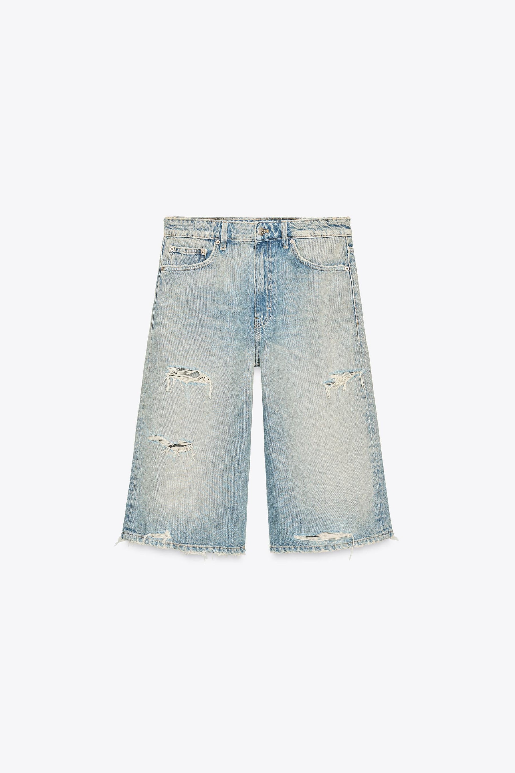 Baggy Denim Bermuda Jorts