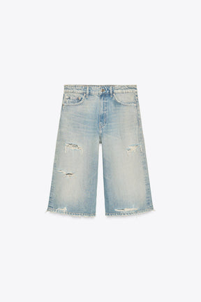 Baggy Denim Bermuda Jorts