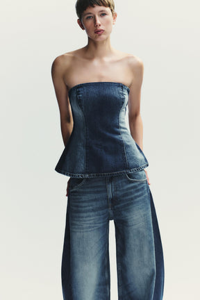 DENIM-BANDEAU-TOP