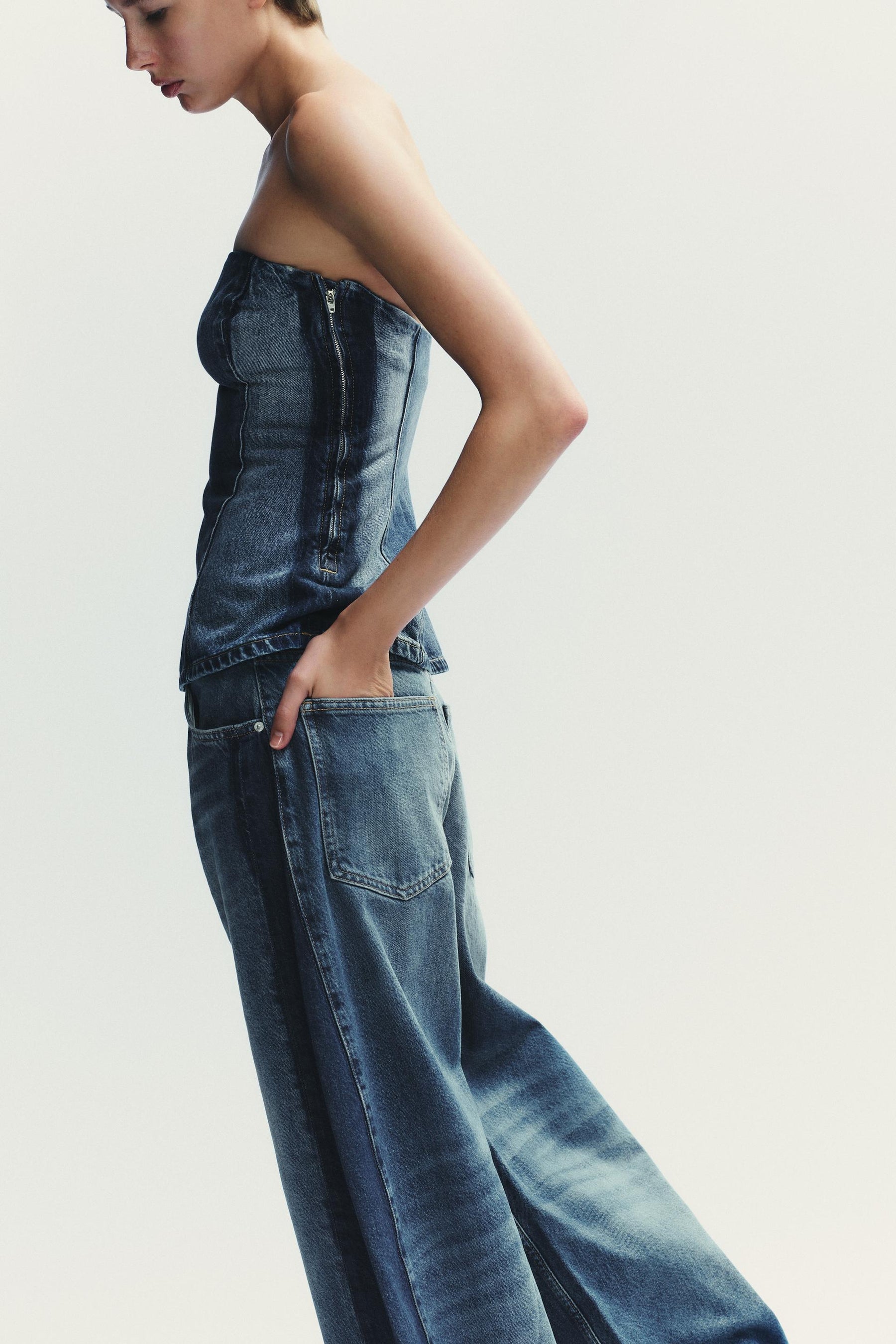 DENIM-BANDEAU-TOP