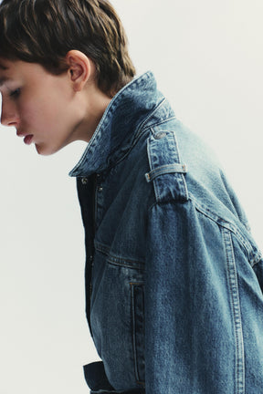 LANGE JEANSJACKE