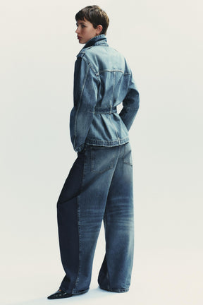LANGE JEANSJACKE