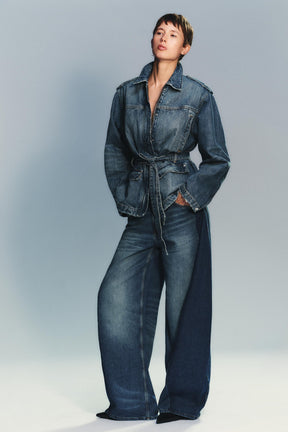LANGE JEANSJACKE