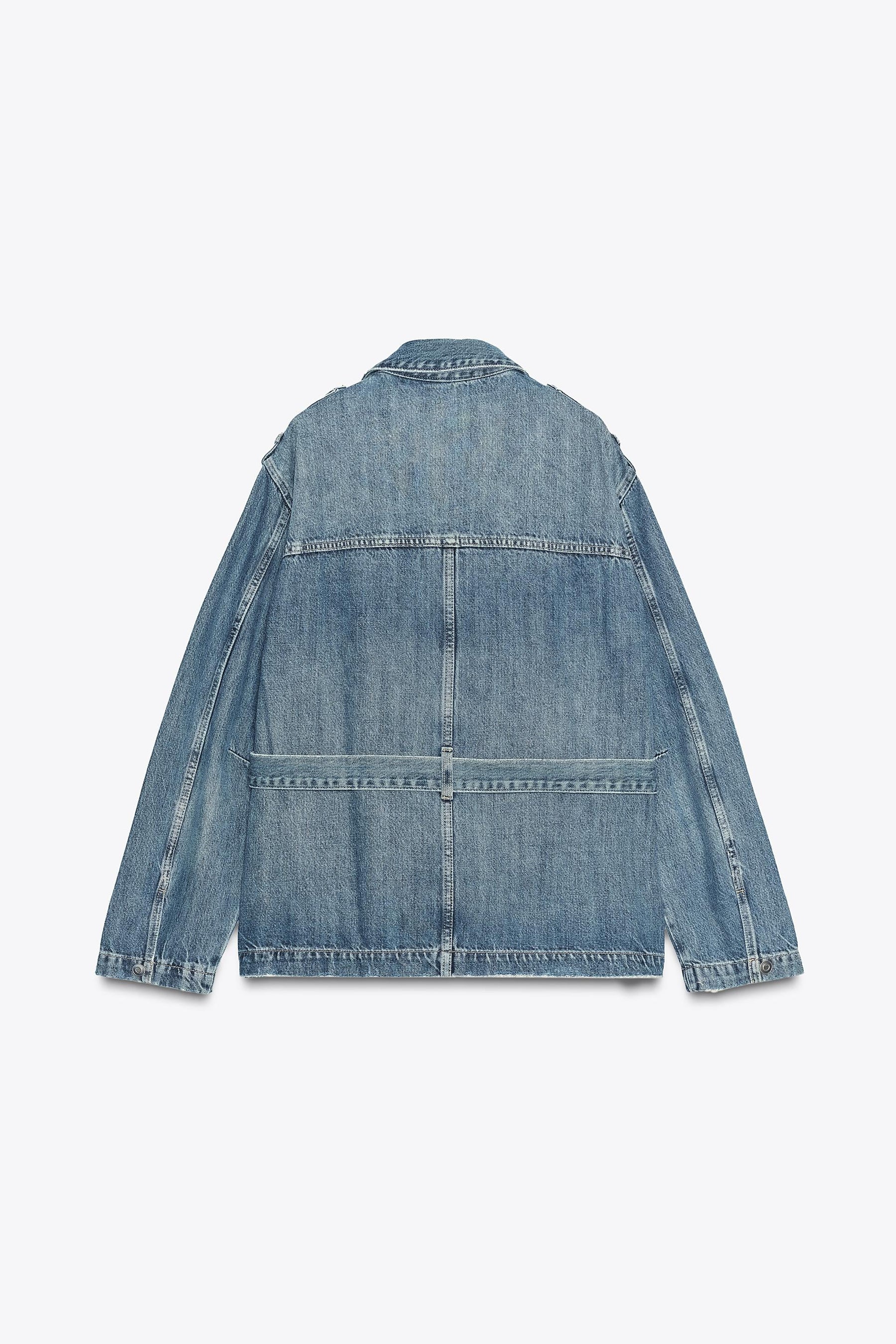 LANGE JEANSJACKE