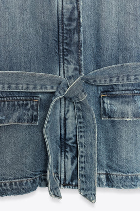 LANGE JEANSJACKE