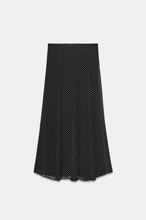 Polka Dot Long Skirt