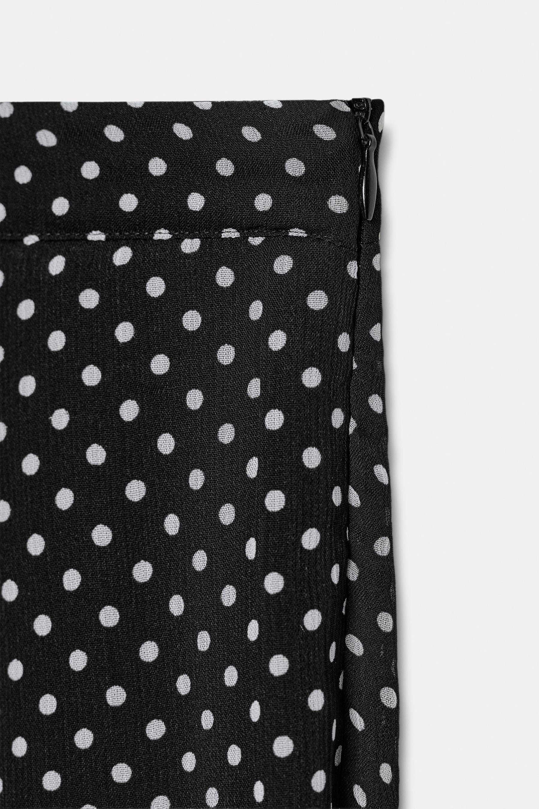 Polka Dot Long Skirt