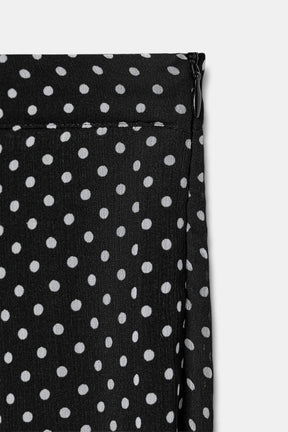 Polka Dot Long Skirt
