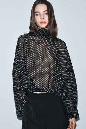 Polka Dot Blouse with